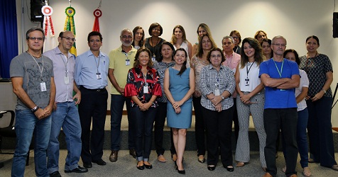Servidores em treinamento na nova fase do home office (Foto: Thiago Rios)